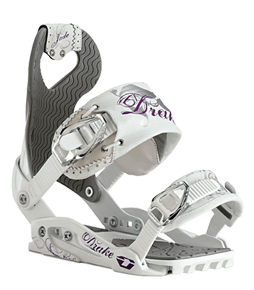 DRAKE WOMEN'S JADE SNOWBOARD BINDINGS IN WHITE