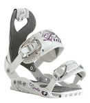 DRAKE WOMEN'S JADE SNOWBOARD BINDINGS IN WHITE