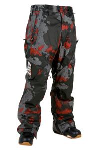 L1 SHOTGUN BLUES SNOWBOARD PANTS IN CRIMSON GHOST CAMO