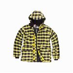VANS ANDREAS WIIG INSULATED JACKET IN DOWRY YELLOW LUMBER PLAID