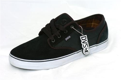 DVS RICO CT SHOE IN BLACK LEATHER