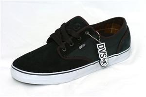 DVS RICO CT SHOE IN BLACK LEATHER