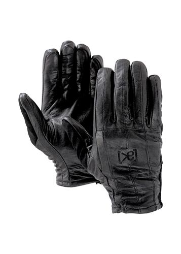 AK LEATHER TECH GLOVE IN BLACK LEATHER