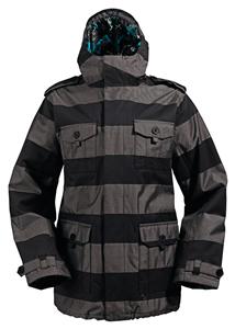 RONIN CHEETAH JACKET IN TRUE BLACK STRYPER PRINT