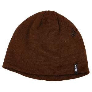 VOLCOM VOLCOTT BEANIE IN BROWN