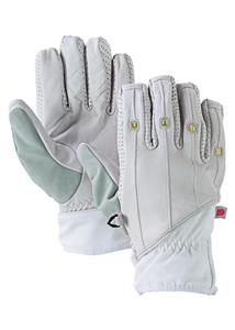 BURTON RPM LEATHER GLOVE IN BRIGHT WHITE