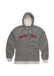 BURTON BONDED HOODIE IN BLACK CARBON BRAIN DAMAGE