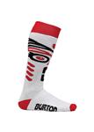 BURTON BUFFER SNOWBOARD SOCK IN WHITE TOTEM
