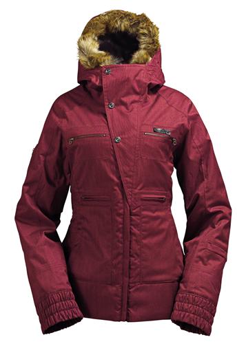 BURTON WOMEN'S LUSH JACKET IN DEEP AUBURN
