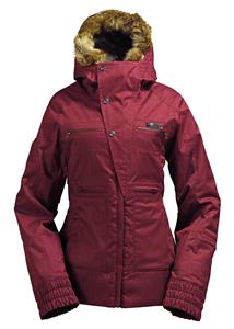 BURTON WOMEN'S LUSH JACKET IN DEEP AUBURN