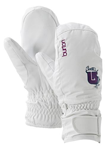 BURTON WOMEN'S PROFILE UNDER MITT IN BRIGHT WHITE