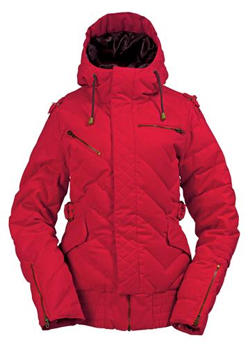 B BY BURTON WOMEN'S MISCHIEF DOWN JACKET IN TRUE RED