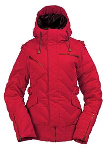 B BY BURTON WOMEN'S MISCHIEF DOWN JACKET IN TRUE RED