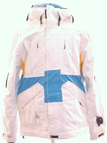 SOUND MARC FRANK MONTOYA (MFM) SIGNATURE JACKET IN WHITE, YELLOW, AND TITAN BLUE