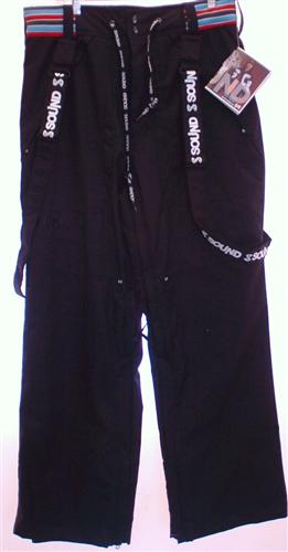 SOUND FADER PANT IN BLACK