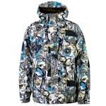 VOLCOM BELIEVER JACKET IN WHITE Z (MICHAEL J. ZEPEDA III PRINT)