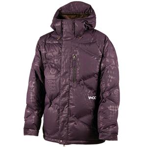 VOLCOM ALIGNMENT PUFF JACKET IN PURPLE 