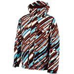 VOLCOM META HYBRID JACKET IN BLURRED BROWN
