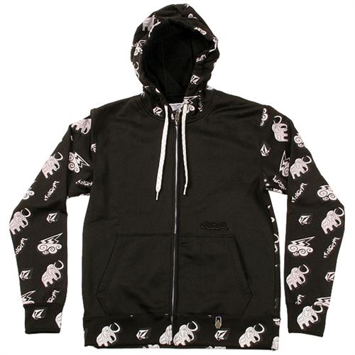 VOLCOM GUCH HOODY IN BLACK