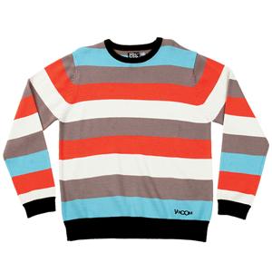 VOLCOM CARDICIAN SWEATER IN LIGHT BLUE
