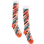 VOLCOM BLURRED SNOWBOARD SOCK IN BLURRED ORANGE