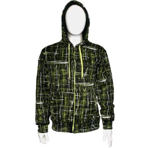 VOLCOM CAMPFIRE SHERPA SLIM ZIP HYDROPHOBIC SWEATSHIRT IN BLACK