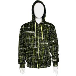 VOLCOM CAMPFIRE SHERPA SLIM ZIP HYDROPHOBIC SWEATSHIRT IN BLACK