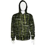 VOLCOM CAMPFIRE SHERPA SLIM ZIP HYDROPHOBIC SWEATSHIRT IN BLACK