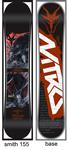 NITRO AUSTIN SMITH T2 ONE OFF SNOWBOARD 155 CM