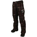 VOLCOM WOMEN'S YUKON INSULATED PANT IN PAINTED PLAID PETAL
