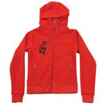 VOLCOM WOMEN'S NAPA HOODED JACKET IN LAVA RED