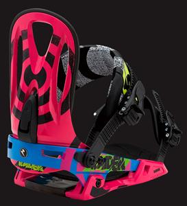 RAIDEN 0 (ZERO) SNOWBOARD BINDINGS IN MAGENTA