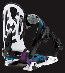 RAIDEN 0 (ZERO) SNOWBOARD BINDINGS IN WHITE