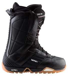 NITRO BARRAGE TLS SNOWBOARD BOOTS IN BLACK,CHARCOAL, AND GUM 