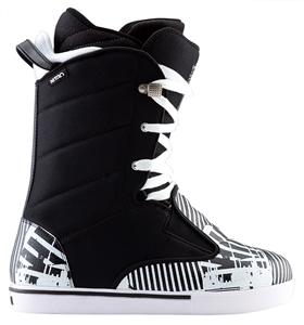 NITRO SLANT SNOWBOARD BOOT IN BLACK, WHITE CLASH, AND WHITE