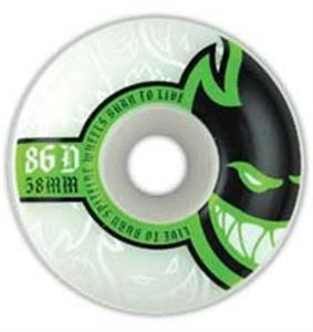 SPITFIRE SOFTERS WHEELS IN 86 DUROMETER AND 58 MM