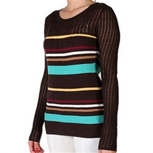 VOLCOM WOMEN'S MINNIE SWEATER IN BROWN