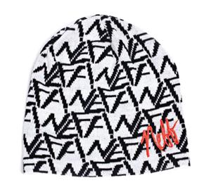 NEFF ZIG ZAGGER BEANIE IN WHITE