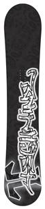 TECH 9 SPLIT T SNOWBOARD IN BLACK