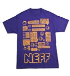 NEFF CLAIMER T-SHIRT IN PURPLE