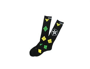 SESSIONS STARGYLE SOCK BLACK MULTI STARGYLE