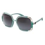 VONZIPPER ALOTTA SUNGLASSES WITH PEACOCK FRAMES AND GRADIENT LENS