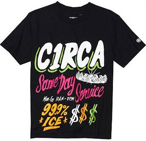 CIRCA PEACHTREE T-SHIRT IN BLACK