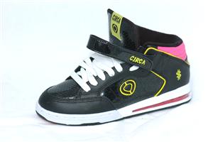 CIRCA 205 THUG SHOE IN BLACK, GREEN, PINK, AND GRILLZ PRINT