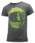 RVCA GHOSTLY SHORT SLEEVE T-SHIRT IN MID BROWN