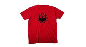 DRAGON ICON SHORT SLEEVE T-SHIRT IN RED