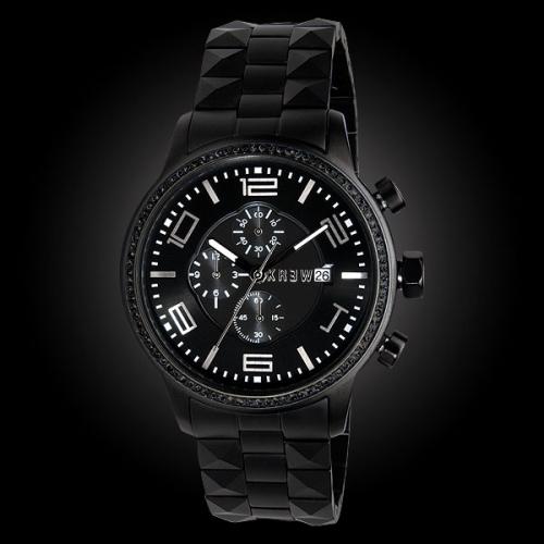 KR3W KRONOS WATCH IN BLACK
