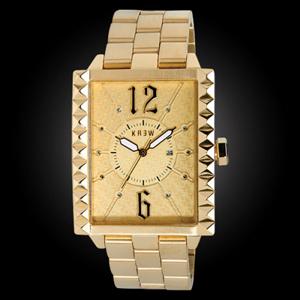 KR3W MOGUL WATCH IN GOLD