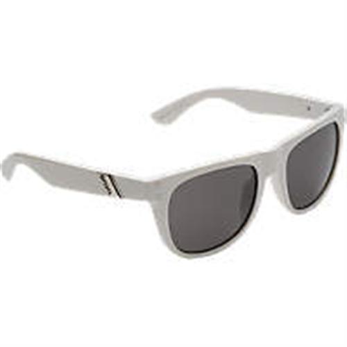ANON HOLLYWEIRD SUNGLASSES WITH WHITE FRAMES AND A GREY LENS