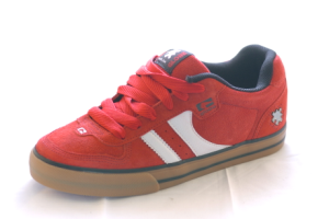 GLOBE ENCORE LTD SHOE IN RED, WHITE AND GUM